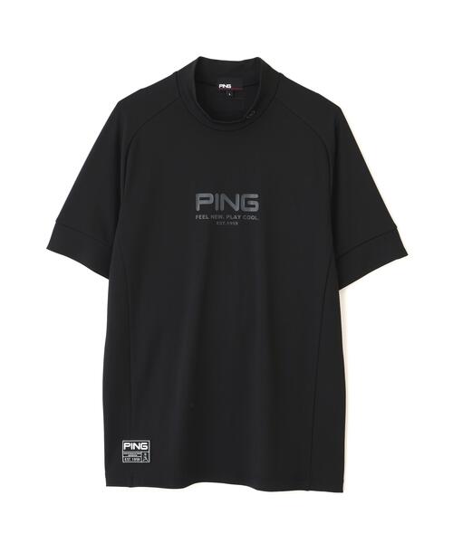 PING（ピン）の「【PING APPAREL】テラカノコ半袖ハイネックシャツ（Tシャツ/カットソー・メンズ・ブラック/イエロー/ベージュ/ホワイト・LL/M/S/LL1/L）」の7枚目の写真