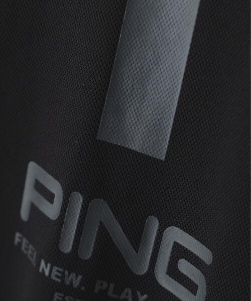 PING（ピン）の「【PING APPAREL】テラカノコ半袖ハイネックシャツ（Tシャツ/カットソー・メンズ・ブラック/イエロー/ベージュ/ホワイト・LL/M/S/LL1/L）」の9枚目の写真