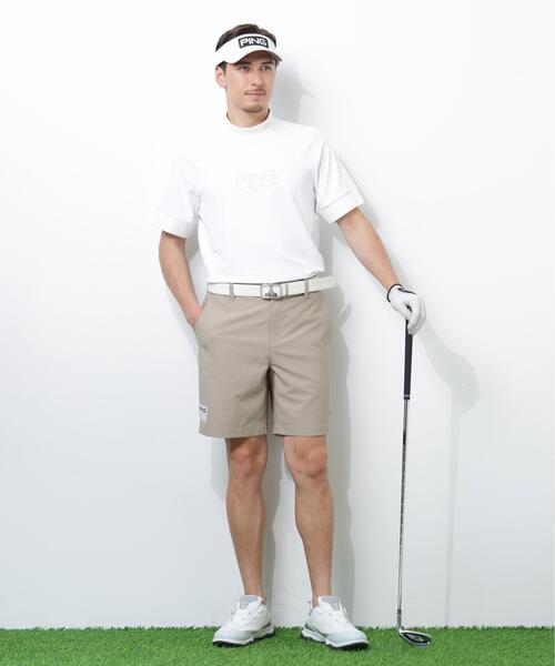 PING（ピン）の「【PING APPAREL】テラカノコ半袖ハイネックシャツ（Tシャツ/カットソー・メンズ・ブラック/イエロー/ベージュ/ホワイト・LL/M/S/LL1/L）」の12枚目の写真