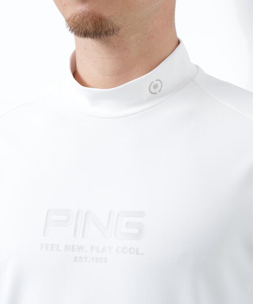 PING（ピン）の「【PING APPAREL】テラカノコ半袖ハイネックシャツ（Tシャツ/カットソー・メンズ・ブラック/イエロー/ベージュ/ホワイト・LL/M/S/LL1/L）」の15枚目の写真