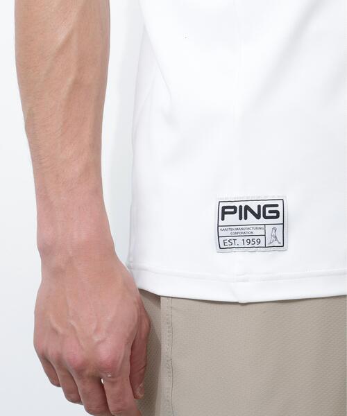 PING（ピン）の「【PING APPAREL】テラカノコ半袖ハイネックシャツ（Tシャツ/カットソー・メンズ・ブラック/イエロー/ベージュ/ホワイト・LL/M/S/LL1/L）」の17枚目の写真