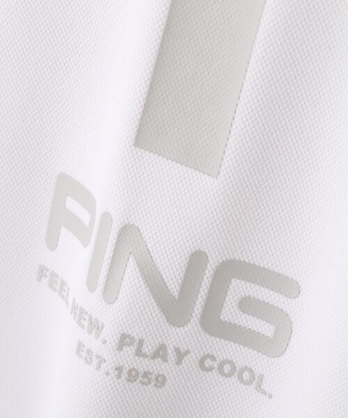 PING（ピン）の「【PING APPAREL】テラカノコ半袖ハイネックシャツ（Tシャツ/カットソー・メンズ・ブラック/イエロー/ベージュ/ホワイト・LL/M/S/LL1/L）」の21枚目の写真