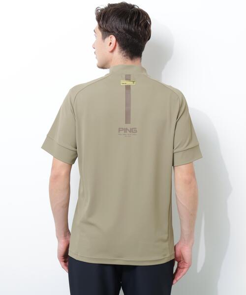 PING（ピン）の「【PING APPAREL】テラカノコ半袖ハイネックシャツ（Tシャツ/カットソー・メンズ・ブラック/イエロー/ベージュ/ホワイト・LL/M/S/LL1/L）」の22枚目の写真