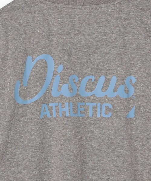 DISCUS（ディスカス）の「【DISCUS別注】袖ロールアップバックプリントTシャツ（Tシャツ/カットソー・レディース・ブルー/チャコールグレー/ホワイト/ブラック・FREE）」の18枚目の写真