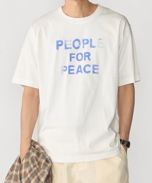 SHIPS(シップス)の「WORN FREE: ジョン レノン プリント Tシャツ(Tシャツ/カットソー・メンズ・ストーン/ホワイト系/ブラック/ホワイト・SMALL/MEDIUM/LARGE/X-LARGE)」の8枚目の写真