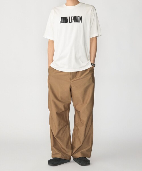 SHIPS(シップス)の「WORN FREE: ジョン レノン プリント Tシャツ(Tシャツ/カットソー・メンズ・ストーン/ホワイト系/ブラック/ホワイト・SMALL/MEDIUM/LARGE/X-LARGE)」の9枚目の写真