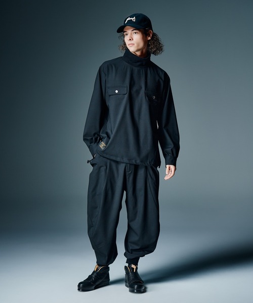 glamb（グラム）の「Deformed Work Pants / デフォームワークパンツ（その他パンツ・メンズ・ブラック/ベージュ・S/M/L）」の8枚目の写真
