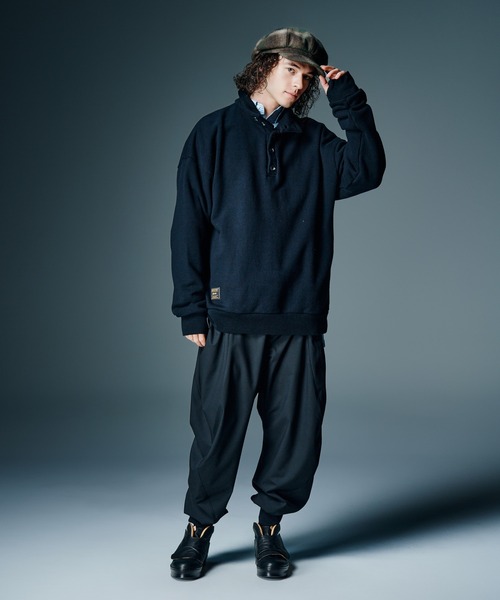 glamb（グラム）の「Deformed Work Pants / デフォームワークパンツ（その他パンツ・メンズ・ブラック/ベージュ・S/M/L）」の9枚目の写真