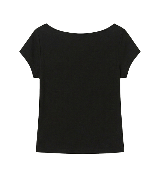REORG(リオルグ)の「WA TIE SQUARE NECK T-SHIRT BLACK(Tシャツ/カットソー・レディース・その他・FREE)」の5枚目の写真