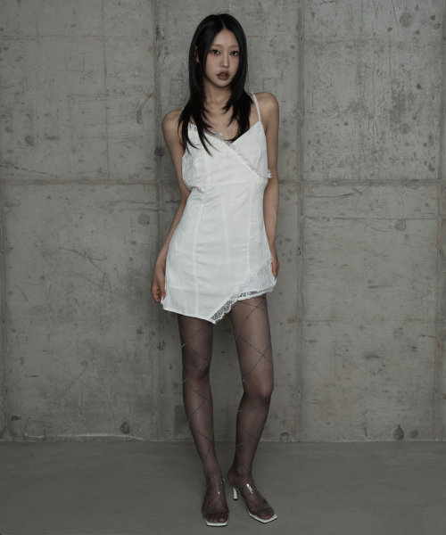 ETRE AU SOMMET(エトレオソメ)の「Double Layer Lace Back Corset Slip (Ivory)(ワンピース・レディース・アイボリー・FREE)」の5枚目の写真