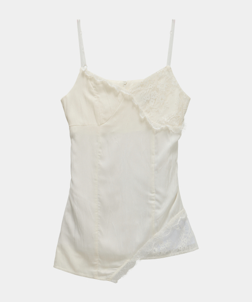 ETRE AU SOMMET(エトレオソメ)の「Double Layer Lace Back Corset Slip (Ivory)(ワンピース・レディース・アイボリー・FREE)」の7枚目の写真