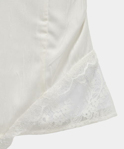 ETRE AU SOMMET(エトレオソメ)の「Double Layer Lace Back Corset Slip (Ivory)(ワンピース・レディース・アイボリー・FREE)」の11枚目の写真