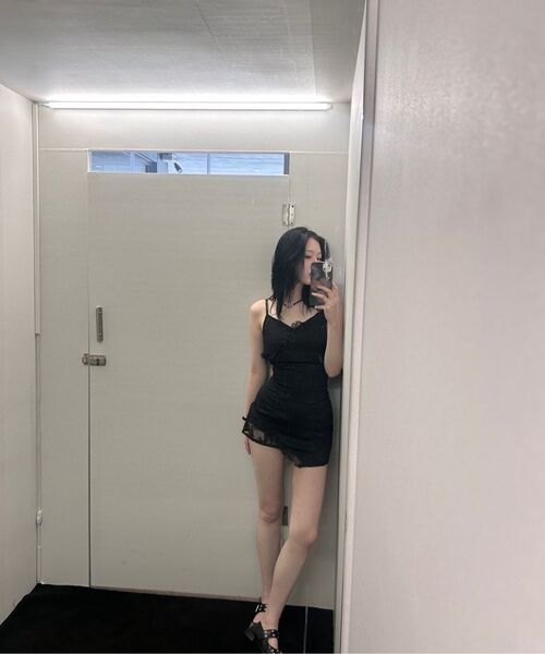 ETRE AU SOMMET(エトレオソメ)の「Double Layer Lace Back Corset Slip (Ivory)(ワンピース・レディース・アイボリー・FREE)」の14枚目の写真