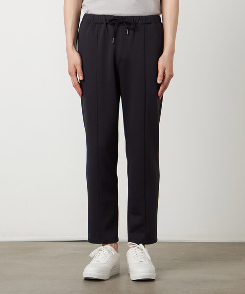 COMME CA ISM(コムサイズム)の「【セットアップ対応】ダンボールニット テーパードパンツ(スラックス・メンズ・ブラック/チャコール・SMALL/MEDIUM/LARGE)」の12枚目の写真