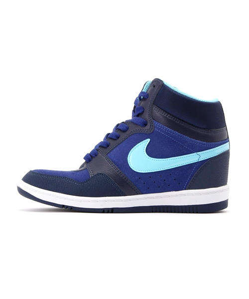 OUTLET（アウトレット）の「【'PalinkA】Nike/フォースSKYハイ（スニーカー・レディース・ネイビー/ブラック・23.5/23/22.5/24.5/24）」の3枚目の写真