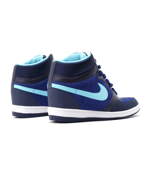 OUTLET（アウトレット）の「【'PalinkA】Nike/フォースSKYハイ（スニーカー・レディース・ネイビー/ブラック・23.5/23/22.5/24.5/24）」の5枚目の写真