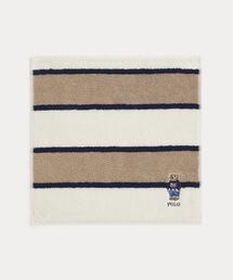 POLO RALPH LAUREN CHILDRENSWEAR（ポロ ラルフ ローレン チルドレンズウェア）の「ストライプド Polo ベア コットン ハンカチーフ（ハンカチ/ハンドタオル）」