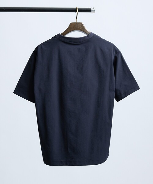 ABAHOUSE GRAY(アバハウスグレイ)の「【セットアップ対応】360°ストレッチ リップストップ リラックス Tシャツ/ 吸水速乾 / 遮熱 / UVカット(Tシャツ/カットソー・メンズ・チャコールグレー/ネイビー/ブラック・46/50/48)」の17枚目の写真