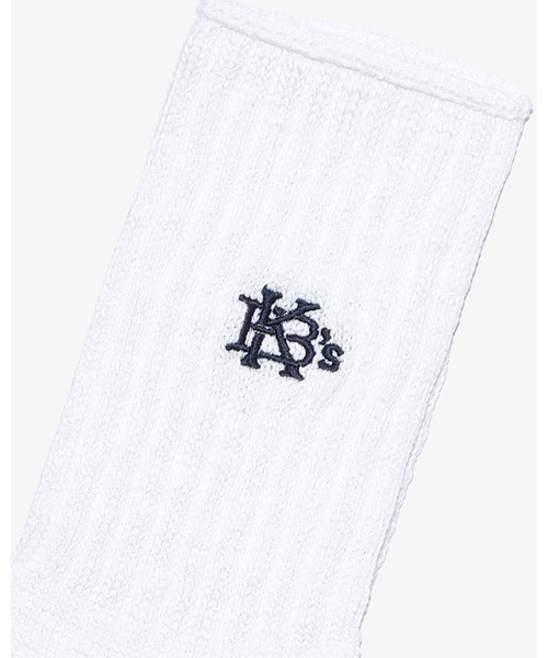 KEBOZ(ケボズ)の「EFG SLUB SOCKS(ソックス/靴下・メンズ・ホワイト/ブラック/オレンジ・FREE)」の12枚目の写真