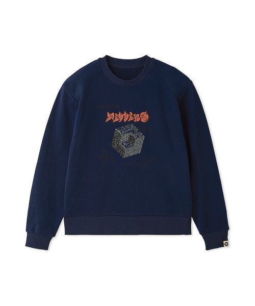 null.(ヌル)の「イラストコラボパワショルスウェット(スウェット・レディース・レッド/グレー/ネイビー・F)」の12枚目の写真