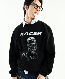 RACER Rugby Fit Sweatshirts (Black)