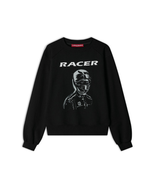 WORLDDILEMA(ワールドジレンマ)の「RACER Rugby Fit Sweatshirts (Black)(スウェット・レディース・その他・44/48)」の5枚目の写真