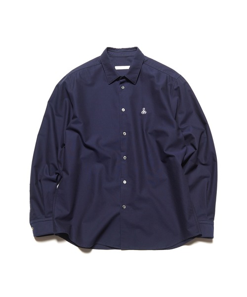 SOPHNET.(ソフネット)の「OXFORD REGULAR-FIT SHIRT(シャツ/ブラウス・メンズ・ネイビー/ホワイト・4/3/2/1/5)」の1枚目の写真