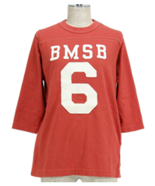 BEAMS BOY(ビームスボーイ)の「TOYO×BEAMS BOY / フットボールTシャツ(Tシャツ/カットソー・レディース・レッド/グリーン/ネイビー/ホワイト/グレー/ブラック/パープル・YOUTH)」の7枚目の写真