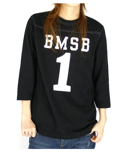 BEAMS BOY(ビームスボーイ)の「TOYO×BEAMS BOY / フットボールTシャツ(Tシャツ/カットソー・レディース・レッド/グリーン/ネイビー/ホワイト/グレー/ブラック/パープル・YOUTH)」の2枚目の写真