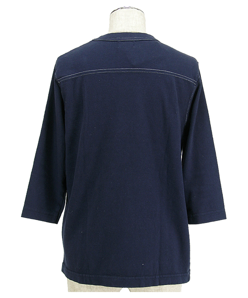 BEAMS BOY(ビームスボーイ)の「TOYO×BEAMS BOY / フットボールTシャツ(Tシャツ/カットソー・レディース・レッド/グリーン/ネイビー/ホワイト/グレー/ブラック/パープル・YOUTH)」の9枚目の写真