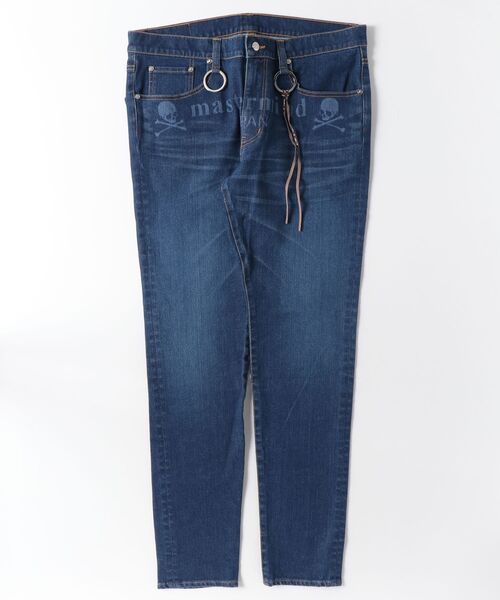 mastermind JAPAN(マスターマインド)の「WATER REPELLENT DENIM PANTS SKINNY(デニムパンツ・メンズ・インディゴブルー/ブラック・XL)」の1枚目の写真