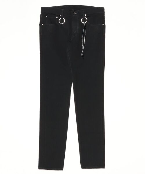 mastermind JAPAN(マスターマインド)の「WATER REPELLENT DENIM PANTS SKINNY(デニムパンツ・メンズ・インディゴブルー/ブラック・XL)」の2枚目の写真