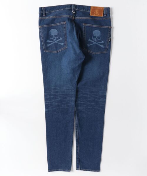 mastermind JAPAN(マスターマインド)の「WATER REPELLENT DENIM PANTS SKINNY(デニムパンツ・メンズ・インディゴブルー/ブラック・XL)」の3枚目の写真