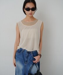 SHENERY | カットシフォンレイヤードタンクSET(タンクトップ)