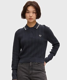 FRED PERRY | Textured Knitted Shirt/テクスチャードニットシャツ(ニット/セーター)