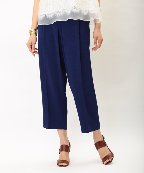 GALLARDAGALANTE（ガリャルダガランテ）の「スラブタックパンツ（その他パンツ・レディース・ブルー/オフホワイト・0/1）」の13枚目の写真