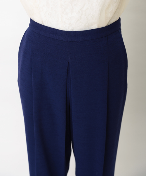 GALLARDAGALANTE（ガリャルダガランテ）の「スラブタックパンツ（その他パンツ・レディース・ブルー/オフホワイト・0/1）」の8枚目の写真