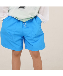 KRNR（クルナル）の「FANCY バルーンポケット5部ジュニアショートパンツ_アクアブルー（その他パンツ）」