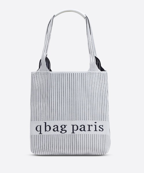 q bag paris(キューバッグパリ)の「tricote トリコット 縦型 ニットトートバッグ(トートバッグ・レディース・ライトグレー/ライトブルー/ブラック/ピンク/アイボリー/モカ/ラベンダー・FREE)」の19枚目の写真