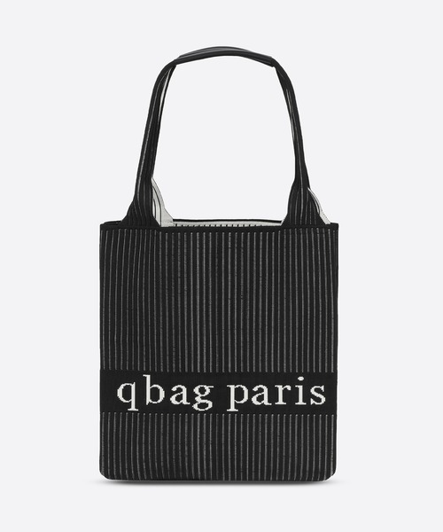 q bag paris(キューバッグパリ)の「tricote トリコット 縦型 ニットトートバッグ(トートバッグ・レディース・ライトグレー/ライトブルー/ブラック/ピンク/アイボリー/モカ/ラベンダー・FREE)」の18枚目の写真