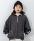 JAM & LINK（ジャムアンドリンク）の「ハーフジップパイピング裏毛トレーナー（スウェット・150cm）」