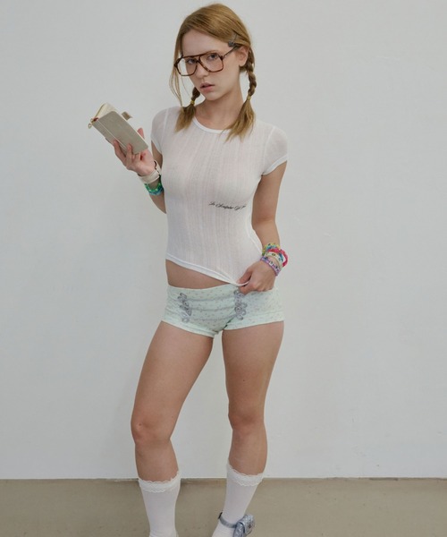 SCULPTOR(スカルプター)の「Napoleon Cottage Shorts(その他パンツ・レディース・ネイビー/ミント・MEDIUM/SMALL)」の3枚目の写真