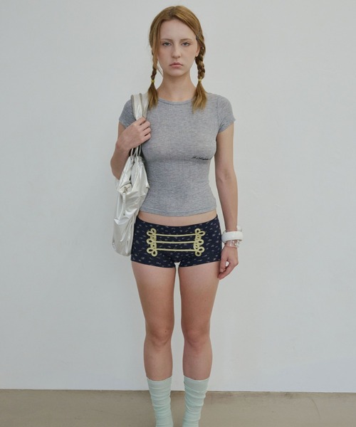 SCULPTOR(スカルプター)の「Napoleon Cottage Shorts(その他パンツ・レディース・ネイビー/ミント・MEDIUM/SMALL)」の8枚目の写真