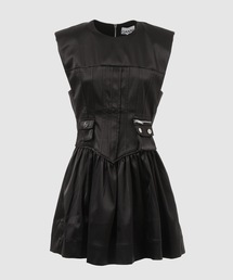 GANNI | Double Satin Corset Mini Dress(ワンピース)
