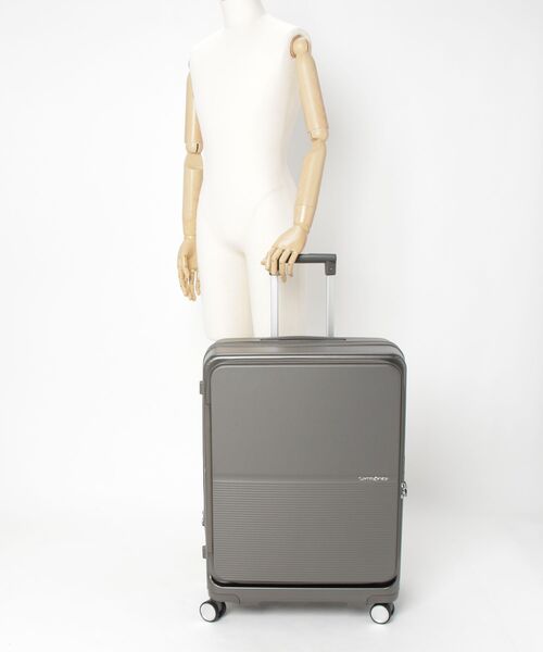Samsonite（サムソナイト）の「サムソナイト FLATFORM スピナー 66/24 エキスパンダー FT ダーク モス（スーツケース/キャリーバッグ・メンズ・グレー系・M）」の16枚目の写真