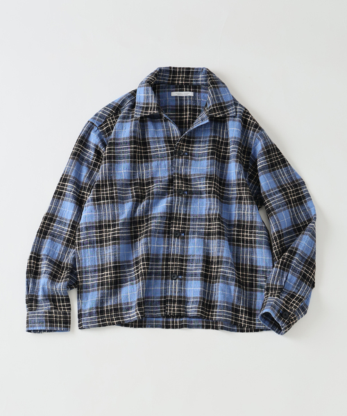 JOURNAL STANDARD(ジャーナルスタンダード)の「ラフネス ライト ワーク チェック CPO シャツ(シャツ/ブラウス・メンズ・ライトブルー/ブラック/マスタード/ホワイト系その他/ブラック系その他・MEDIUM/LARGE)」の5枚目の写真