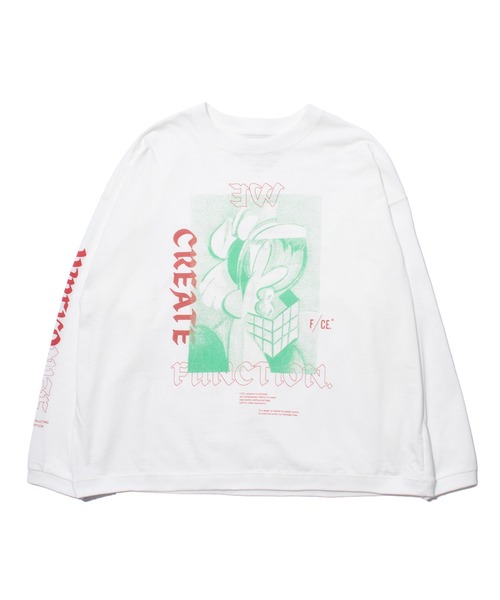 F/CE. (エフシーイー)の「F/CE. RE AIKAWA LONG SLEEVE TYPE-A / エフシーイー リ アイカワ ロングスリーブ TYPE-A(Tシャツ/カットソー・メンズ・ピンク/チャコール/ホワイト・LARGE/SMALL/MEDIUM/X-LARGE)」の2枚目の写真