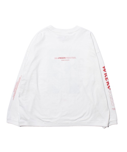 F/CE. (エフシーイー)の「F/CE. RE AIKAWA LONG SLEEVE TYPE-A / エフシーイー リ アイカワ ロングスリーブ TYPE-A(Tシャツ/カットソー・メンズ・ピンク/チャコール/ホワイト・LARGE/SMALL/MEDIUM/X-LARGE)」の4枚目の写真