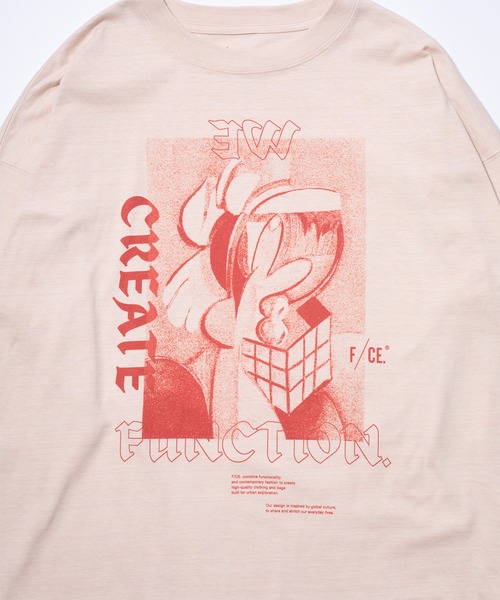 F/CE. (エフシーイー)の「F/CE. RE AIKAWA LONG SLEEVE TYPE-A / エフシーイー リ アイカワ ロングスリーブ TYPE-A(Tシャツ/カットソー・メンズ・ピンク/チャコール/ホワイト・LARGE/SMALL/MEDIUM/X-LARGE)」の8枚目の写真