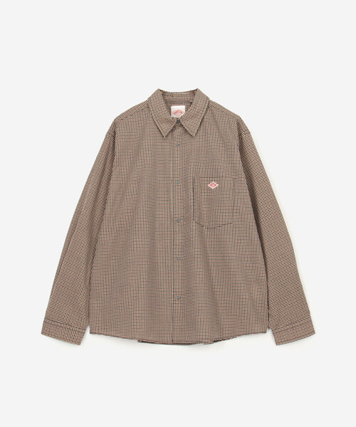 DANTON(ダントン)の「DANTON | プランサーボタン 長袖シャツ PLAID WOMEN(シャツ/ブラウス・レディース・グレー系その他/ベージュ系その他・36/38)」の10枚目の写真